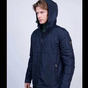 Men’s Belstaff Roam Coat Jacket - Navy - Size Small